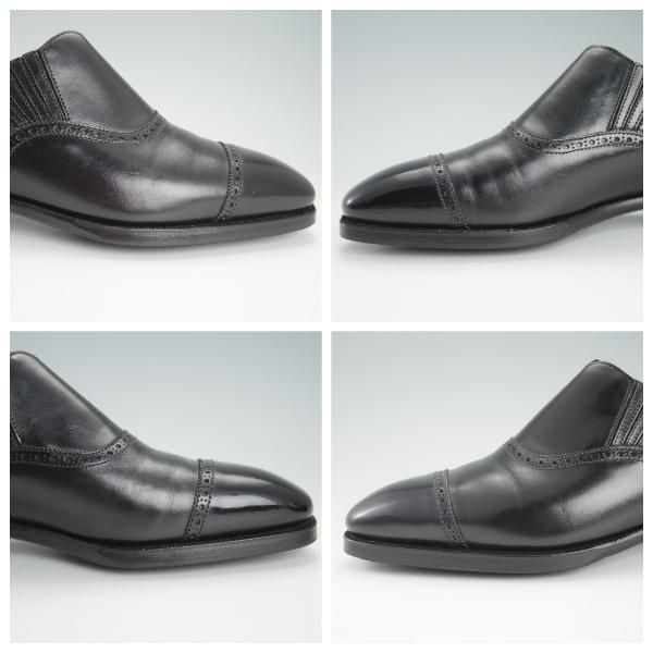 ★クロケット&ジョーンズ 5.5E【同系モデル定価￥121,000-★(英)ジョージ・クレバリー別注/ハンドグレードライン】黒/Crockett&Jones★g547