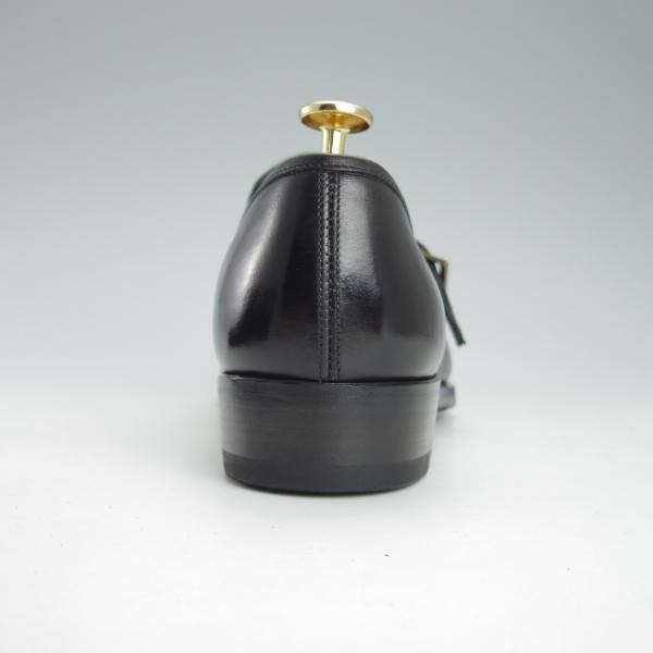 極上★(福岡)Corno blu/コルノブルゥ UK6.5程度【オーダー価格￥94,600-(合計)★専用シューツリー付】モンクストラップ/カーフ★g548