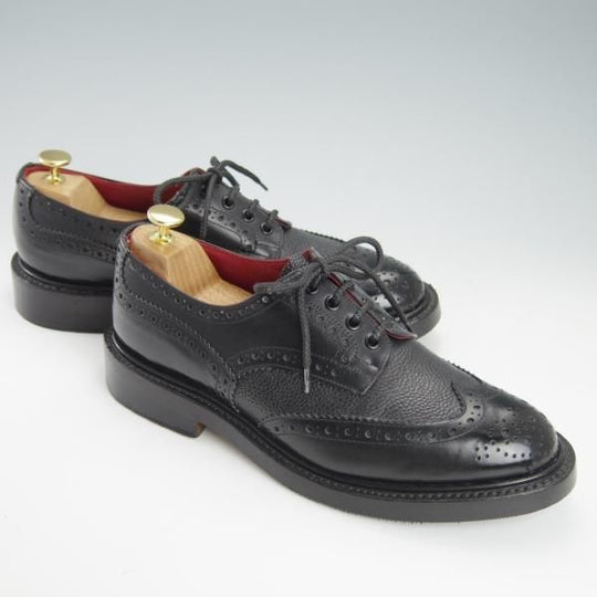 極上★トリッカーズ SIZE 8.5【モデル定価￥84,700-★BOURTON/バートン】M5633/FIT HOUSE別注/カントリーシューズ/黒/Tricker's★g549