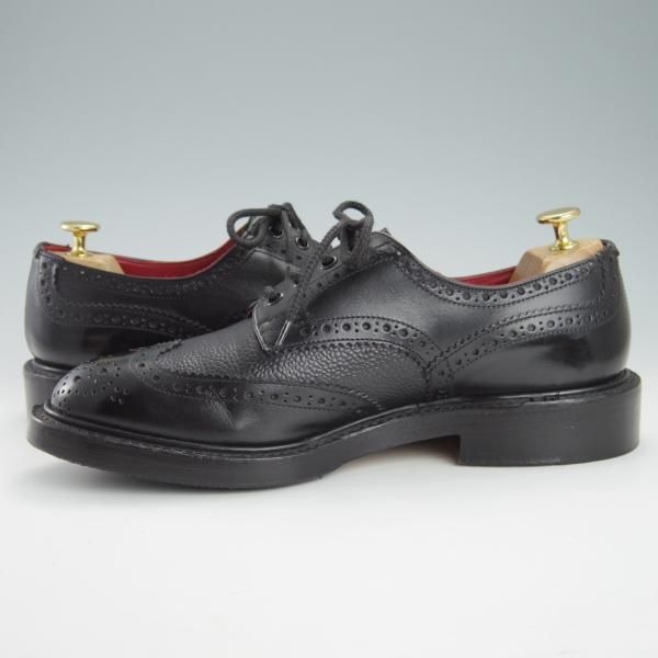 極上★トリッカーズ SIZE 8.5【モデル定価￥84,700-★BOURTON/バートン】M5633/FIT HOUSE別注/カントリーシューズ/黒/Tricker's★g549