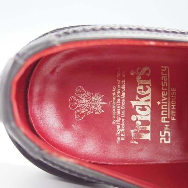 極上★トリッカーズ SIZE 8.5【モデル定価￥84,700-★BOURTON/バートン】M5633/FIT HOUSE別注/カントリーシューズ/黒/Tricker's★g549