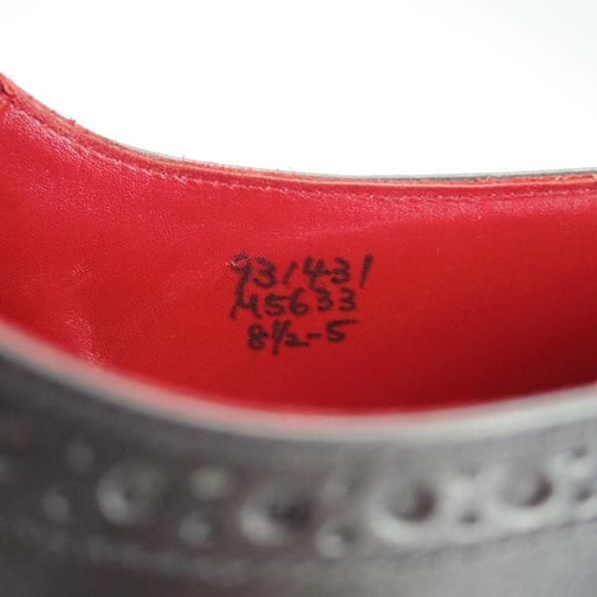 極上★トリッカーズ SIZE 8.5【モデル定価￥84,700-★BOURTON/バートン】M5633/FIT HOUSE別注/カントリーシューズ/黒/Tricker's★g549