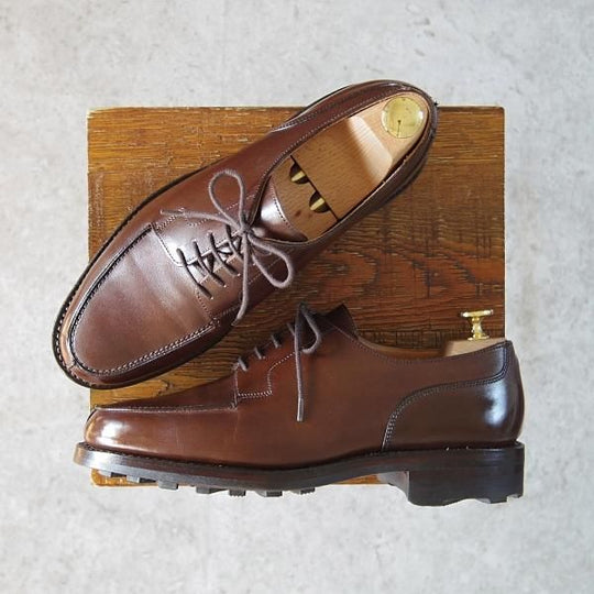 ほぼ未使用★クロケット&ジョーンズ 5.5E【定価￥88,000-★モールトン/リッジウェイソール仕様】MORETON/292ラスト/Crockett&Jones★g550