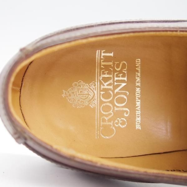 ほぼ未使用★クロケット&ジョーンズ 5.5E【定価￥88,000-★モールトン/リッジウェイソール仕様】MORETON/292ラスト/Crockett&Jones★g550