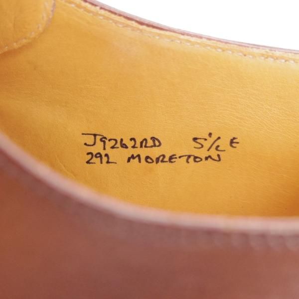 ほぼ未使用★クロケット&ジョーンズ 5.5E【定価￥88,000-★モールトン/リッジウェイソール仕様】MORETON/292ラスト/Crockett&Jones★g550