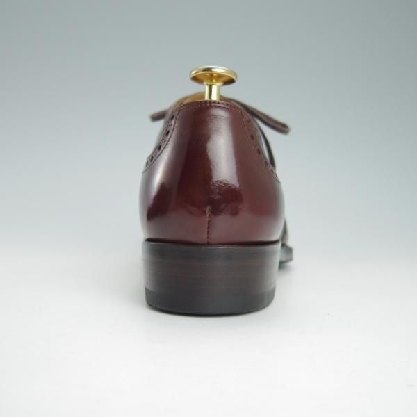 極上★(福岡)Corno blu/コルノブルゥ UK6.5程度【オーダー価格￥94,600-(合計)★専用シューツリー付】フルブローグ/カーフ/濃茶★g551