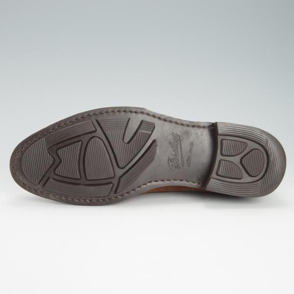 美品★パラブーツ SIZE 6【モデル定価￥83,600-★EDIFICE別注/VIVALDI】アクティブソール/ダブルモンク/スエード/茶/エディフィス/Paraboot★g552