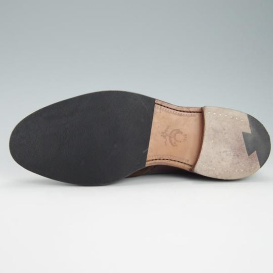 極上★クロケット&ジョーンズ UK8/US8.5D【貴重★茶/コードバン仕様/ブラックフリース別注】ブルックスブラザーズ/Crockett&Jones★g553