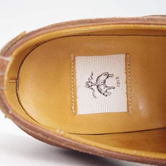 極上★クロケット&ジョーンズ UK8/US8.5D【貴重★茶/コードバン仕様/ブラックフリース別注】ブルックスブラザーズ/Crockett&Jones★g553