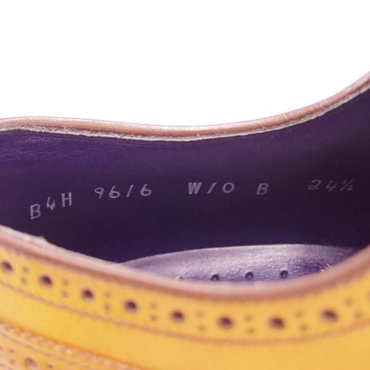 極美品★リーガル SIZE 24.5【定価￥43,200-★(姫路)山陽のグレージングレザー×栃木レザーのソール】W10B/フルブローグ/REGAL★g554