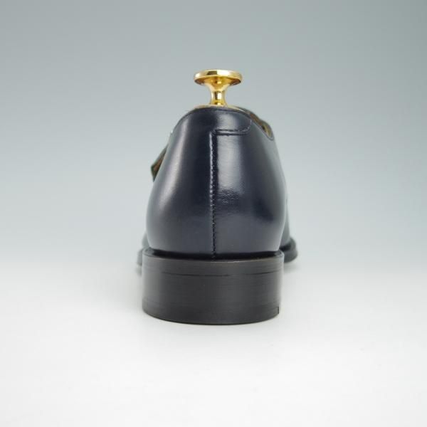 ほぼ試着程度★シェットランドフォックス SIZE 6.5【定価￥42,900-★ドレイトン102F SF】モンクストラップ/カーフ/紺/Shetlandfox★g559