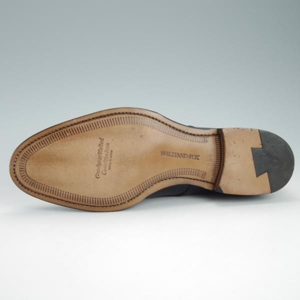 ほぼ試着程度★シェットランドフォックス SIZE 6.5【定価￥42,900-★ドレイトン102F SF】モンクストラップ/カーフ/紺/Shetlandfox★g559