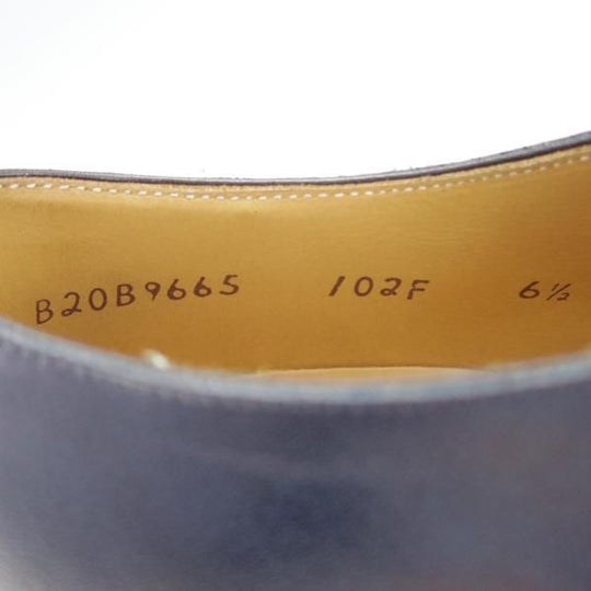 ほぼ試着程度★シェットランドフォックス SIZE 6.5【定価￥42,900-★ドレイトン102F SF】モンクストラップ/カーフ/紺/Shetlandfox★g559