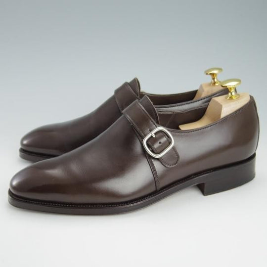 極上★(スペイン製)CARMINA/カルミナ SIZE 6.5【モデル定価￥72,600-★MEERMIN別注/80156】RAINラスト/モンクストラップ/MARRON★g560