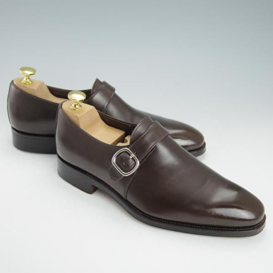 極上★(スペイン製)CARMINA/カルミナ SIZE 6.5【モデル定価￥72,600-★MEERMIN別注/80156】RAINラスト/モンクストラップ/MARRON★g560