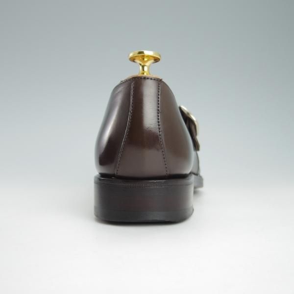 極上★(スペイン製)CARMINA/カルミナ SIZE 6.5【モデル定価￥72,600-★MEERMIN別注/80156】RAINラスト/モンクストラップ/MARRON★g560