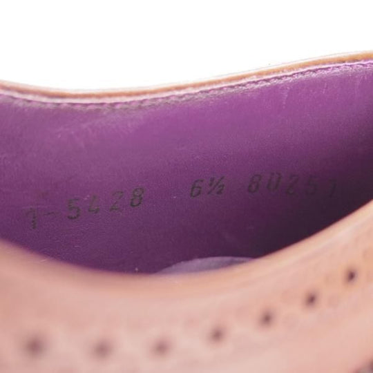 未使用★(スペイン製)CARMINA/カルミナ SIZE 6.5【定価￥72,600-★80251/INCAラスト】セミブローグ/カーフ/茶/メンズ★g561