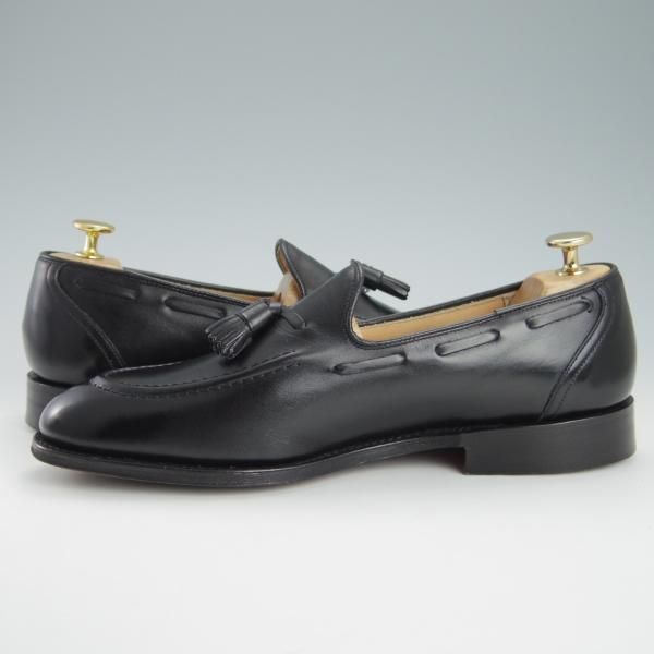 ふじChurch's タッセルローファー　Kingsley 25.0 黒 極美品☆チャーチ 75F/UK7.5【定価￥91,300-☆KINGSLEY 2/69R