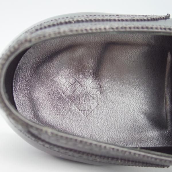 極上★LECOTT/レコット SIZE 7.5【貴重★ハンドソーンウェルテッド製法/九分半仕立て】フルブローグ/カーフ/黒/メンズ★g563