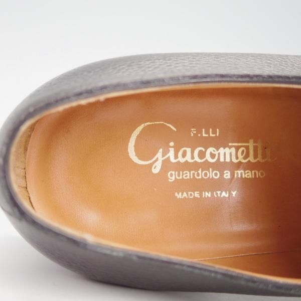 ほぼ未使用★(伊)F.LLIジャコメッティ SIZE 39【定価10万円程度★ハンドソーンウェルテッド製法/九分仕立て】FG401/Giacometti★g565