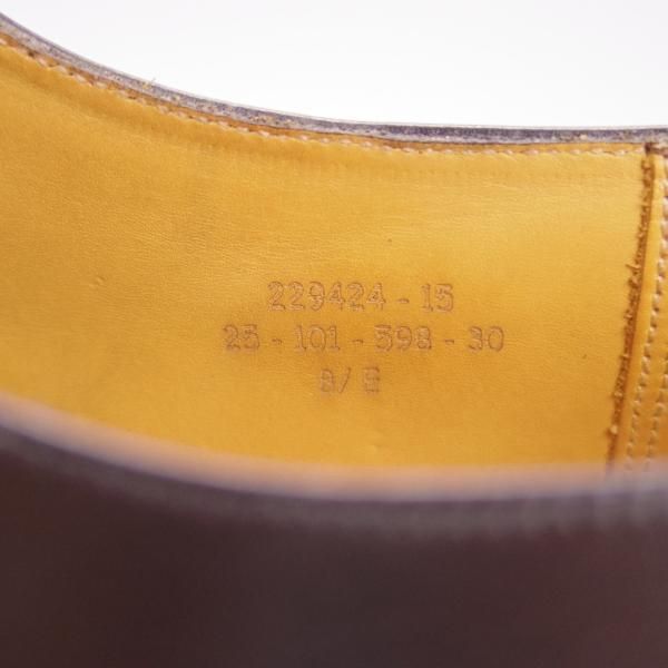 極美品★J.M.ウェストン 8.5E【定価￥148,500-★スプリットトゥ・クラシックダービー/598】Uチップ/Weston/ウエストン★g566