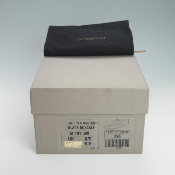 極美品★J.M.ウェストン 8.5E【定価￥148,500-★スプリットトゥ・クラシックダービー/598】Uチップ/Weston/ウエストン★g566