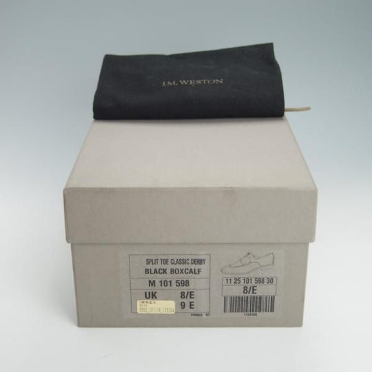 極美品★J.M.ウェストン 8.5E【定価￥148,500-★スプリットトゥ・クラシックダービー/598】Uチップ/Weston/ウエストン★g566