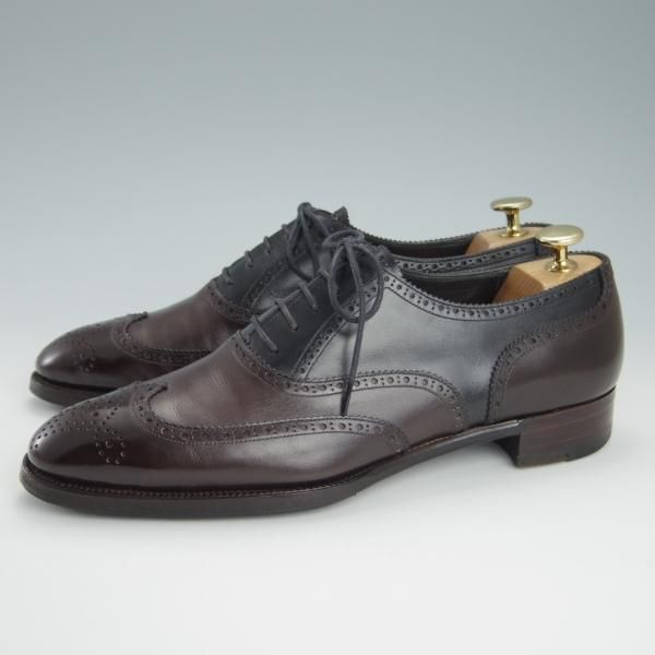 極上★LECOTT/レコット SIZE 6.5【貴重★ハンドソーンウェルテッド製法】Limited Edition/フルブローグ/カーフ★g567