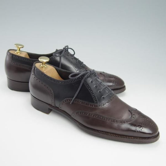 極上★LECOTT/レコット SIZE 6.5【貴重★ハンドソーンウェルテッド製法】Limited Edition/フルブローグ/カーフ★g567