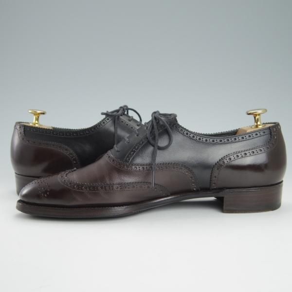 極上★LECOTT/レコット SIZE 6.5【貴重★ハンドソーンウェルテッド製法】Limited Edition/フルブローグ/カーフ★g567