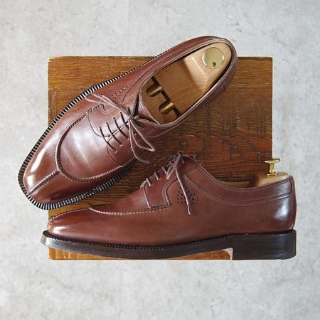 極上★(伊)シルヴァノ・ラッタンジ SIZE 7.5【貴重★ハンドソーンウェルテッド製法/サンモトヤマ別注】Uチップ/Silvano Lattanzi★g568