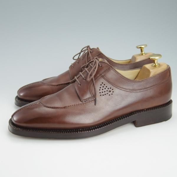 極上★(伊)シルヴァノ・ラッタンジ SIZE 7.5【貴重★ハンドソーンウェルテッド製法/サンモトヤマ別注】Uチップ/Silvano Lattanzi★g568