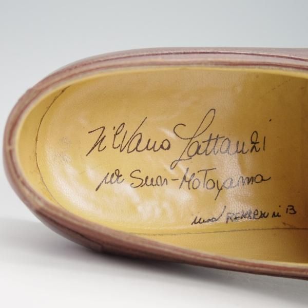 極上★(伊)シルヴァノ・ラッタンジ SIZE 7.5【貴重★ハンドソーンウェルテッド製法/サンモトヤマ別注】Uチップ/Silvano Lattanzi★g568