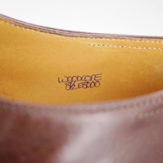 ★ジョンロブ 8.5E【定価20万円以上★プレステージライン/WOODCOTE/8000ラスト】ブラインドブローグ/カーフ/濃茶/JOHN LOBB★g570