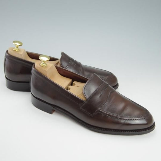 極上★(英)チーニー 6F【定価￥74,800-★CANNON/キャノン/277ラスト】コインローファー/カーフ/濃茶/メンズ/CHEANEY★g572