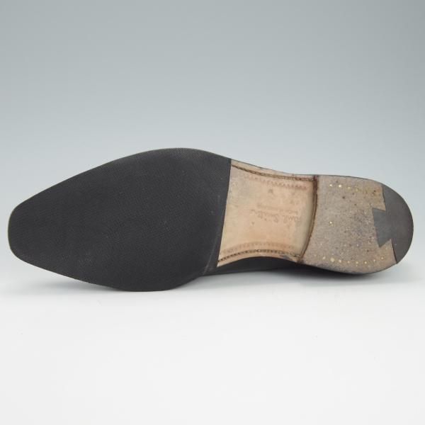 極上★クロケット&ジョーンズ 8E【★(英)ポールスミス別注/Paul Smith】348ラスト/ストレートチップ/カーフ/黒/Crockett&Jones★g575