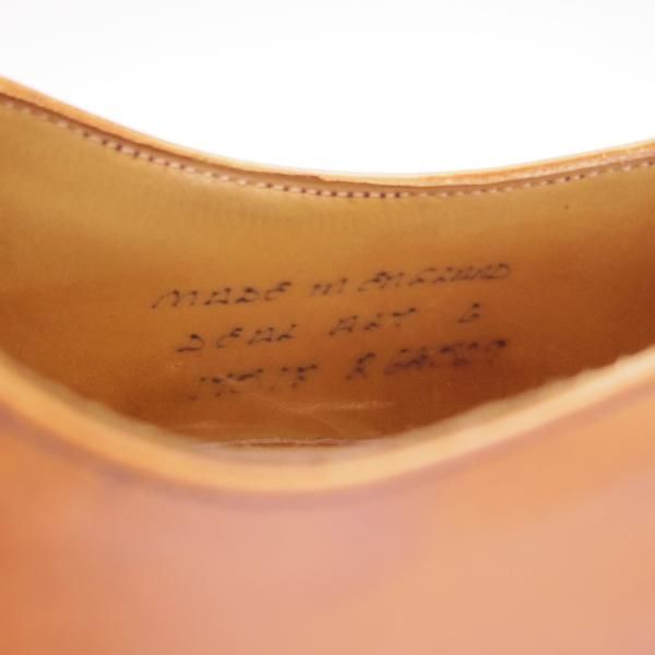 極上★(英)チーニー 6F【定価￥73,440-★DEAL/175ラスト】プレーントゥ/カーフ/Dark Leaf/茶/メンズ/CHEANEY★g578