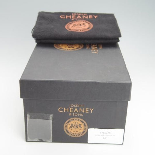 極上★(英)チーニー 6F【定価￥73,440-★DEAL/175ラスト】プレーントゥ/カーフ/Dark Leaf/茶/メンズ/CHEANEY★g578