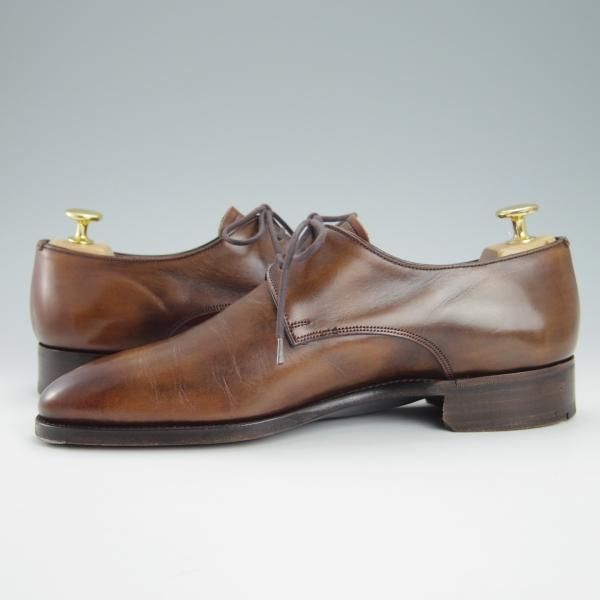 極上★(英)チーニー 6F【最上級★インペリアルコレクション/208ラスト】プレーントゥ/カーフ/茶/メンズ/CHEANEY★g583