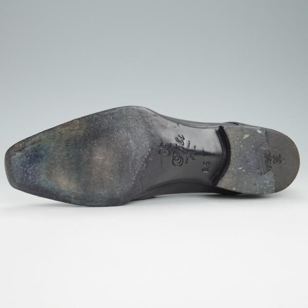 極上★(伊)FABI/ファビ SIZE 6.5【定価8万円程度★伊勢丹メンズ取扱/ボロネーゼ製法】クォーターブローグ/カーフ/メンズ★g586