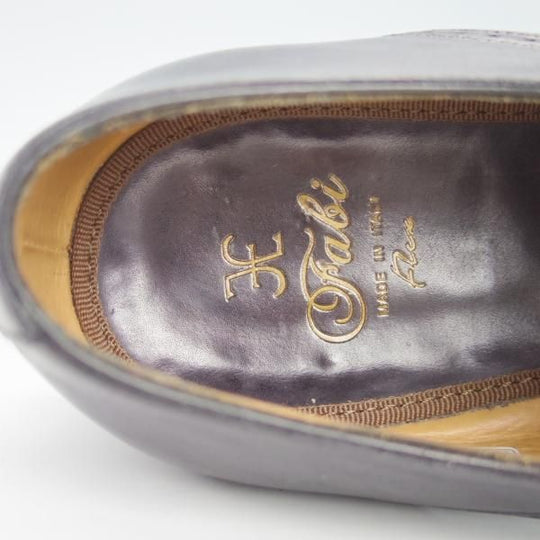 極上★(伊)FABI/ファビ SIZE 6.5【定価8万円程度★伊勢丹メンズ取扱/ボロネーゼ製法】クォーターブローグ/カーフ/メンズ★g586