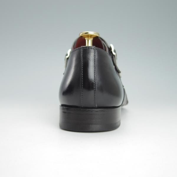 極美品★(スペイン製)マグナーニ SIZE 39【国内販売価格￥82,500-★オパンケ/ボロネーゼ製法】18371/カーフ/黒/メンズ/MAGNANNI★g587