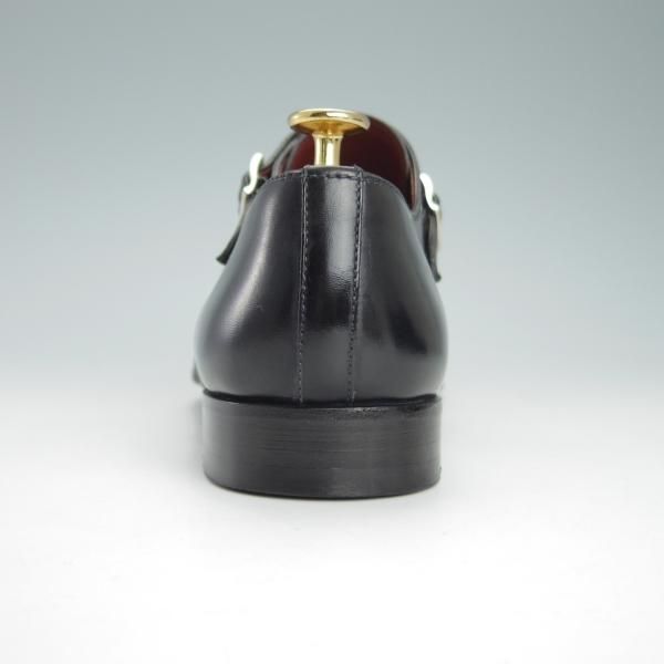 極美品★(スペイン製)マグナーニ SIZE 39【国内販売価格￥82,500-★オパンケ/ボロネーゼ製法】18371/カーフ/黒/メンズ/MAGNANNI★g587