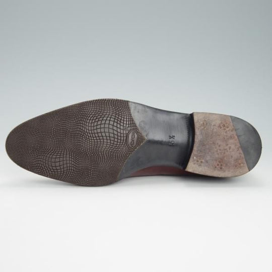 ★(伊)ベッタニン&ベントゥーリ SIZE 5.5【定価￥81,000-★ALEXANDRA/153ラスト】ホールカット/カーフ/赤茶/Bettanin&Venturi★g589