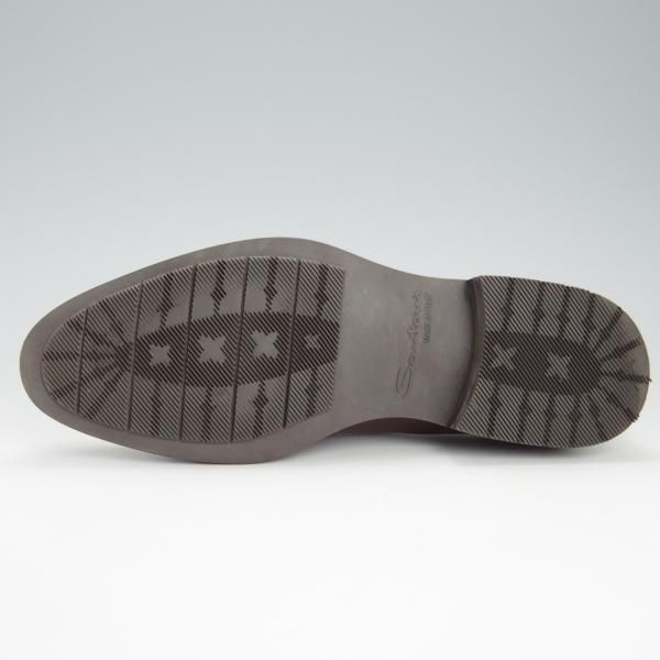 極美品★(伊)サントーニ SIZE 5.5【貴重★グッドイヤー・ボローニャ製法/14304】ダブルモンク/カーフ/赤茶/Santoni★g591