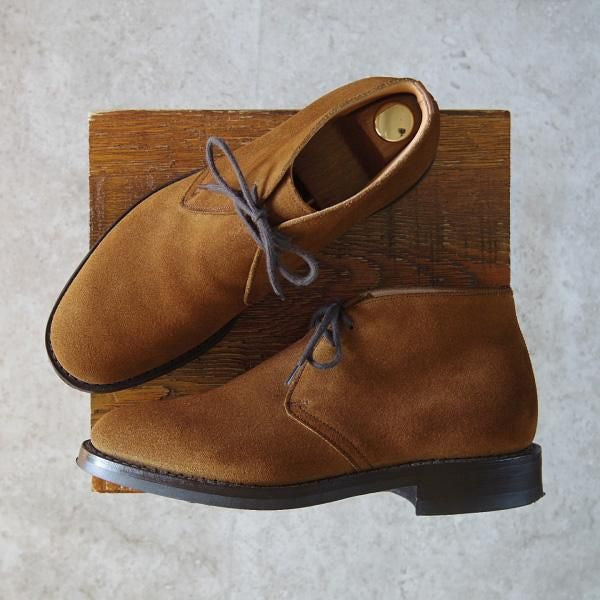 極美品★チャーチ 60F/UK6【定価￥102,300-★ダイナイトソール仕様/RYDER 3/ライダー】81ラスト/チャッカブーツ/マラッカ/Church's★g593