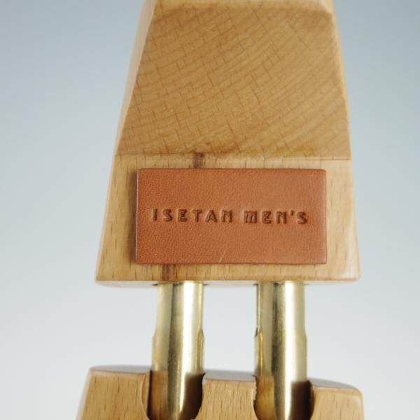 美品★伊勢丹メンズ SIZE 39【定価￥7,700-★木製シューツリー】シューキーパー/メンズ/Isetan Men's★g595