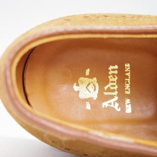 極美品★オールデン 7D【貴重★(京都)LOFTMAN別注/ミリタリーラスト/54781】フルブローグ/スエード/茶/メンズ/ロフトマン/Alden★g599