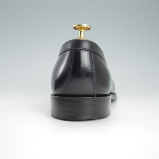 極上★(英)チーニー 7.5F【定価￥74,800-★CANNON/キャノン/277ラスト】コインローファー/カーフ/黒/メンズ/CHEANEY★g600