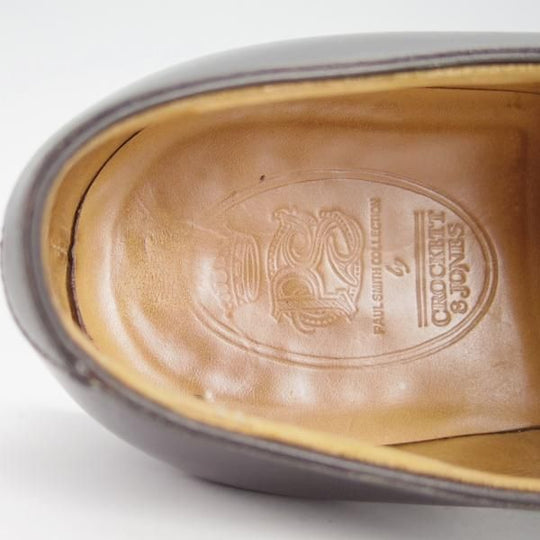 ★クロケット&ジョーンズ 8E【貴重★(英)ポールスミス コレクション別注/Paul Smith】317ラスト/プレーントゥ/Crockett&Jones★g601